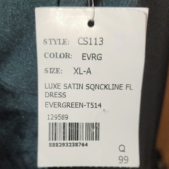 Green Sleeveless Square Neck Maxi Sundress